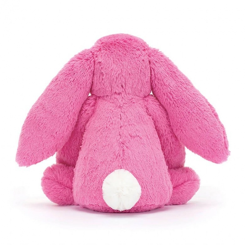 TINY Jellycat Bashful Hot Pink Bunny 13 CM X 6 CM, Jellycat USA | UJ8214597