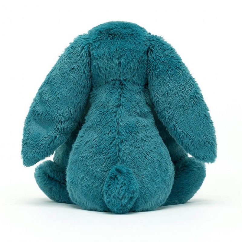 TINY Jellycat Bashful Mineral Blue Bunny 13 CM X 6 CM, Jellycat USA | YD2358461