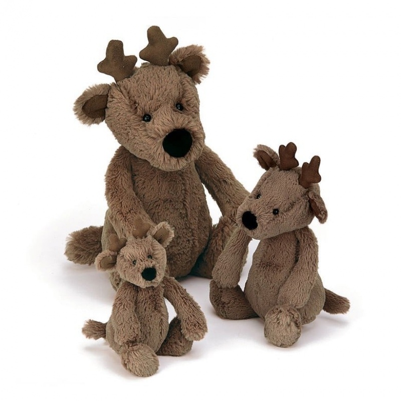 TINY Jellycat Bashful Reindeer 13 CM, Jellycat USA | GC0961735