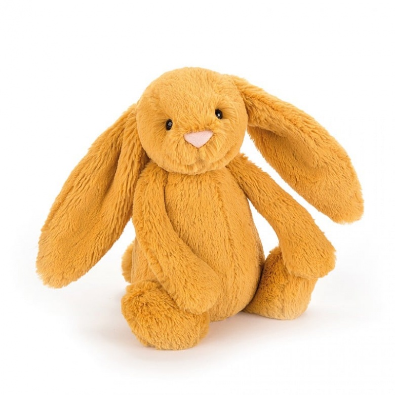 TINY Jellycat Bashful Saffron Bunny 13 CM X 6 CM, Jellycat USA | GV2748935