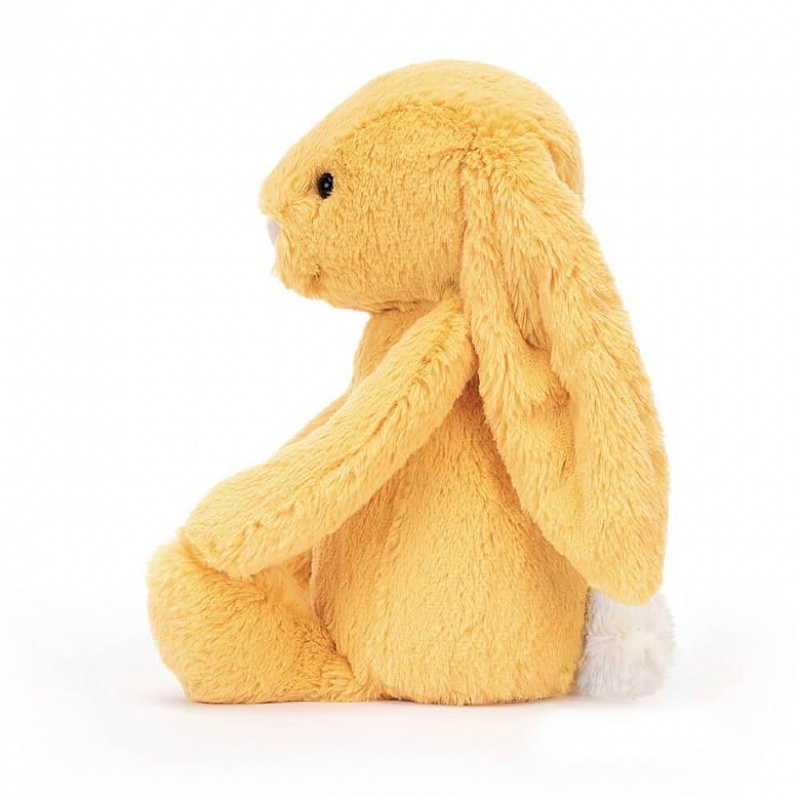 TINY Jellycat Bashful Sunshine Bunny 13 CM X 6 CM, Jellycat USA | TB4195723