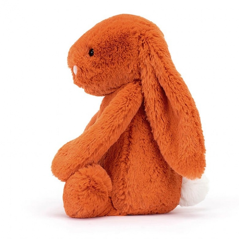 TINY Jellycat Bashful Tangerine Bunny 13 CM X 6 CM, Jellycat USA | SC4239718