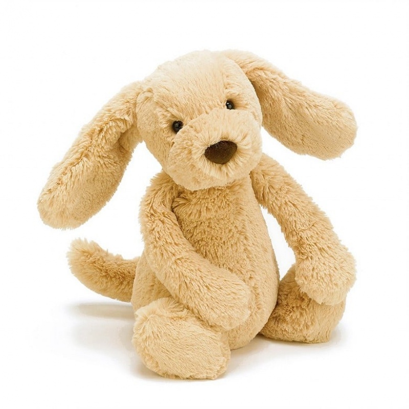 TINY Jellycat Bashful Toffee Puppy 13 CM, Jellycat USA | GL0894572