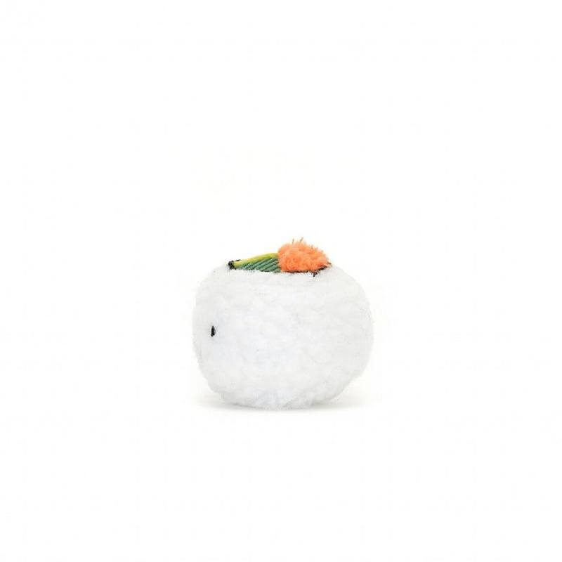 TINY Jellycat Sassy Sushi Uramaki 5 CM X 7 CM, Jellycat USA | ZV9834175