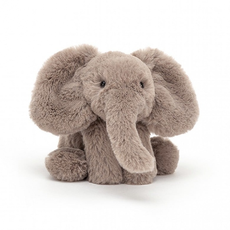 TINY Jellycat Smudge Elephant 19 CM X 6 CM, Jellycat USA | EW7932146